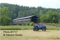 Lancaster, NH - Mt. Orne Bridge with Tractor